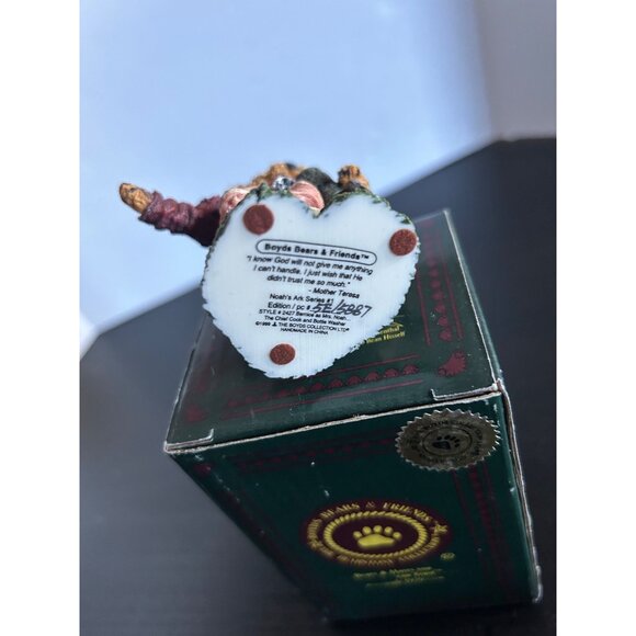 Boyd Bears & Friends Bernice Figurine Chef Cook & Bottle Washer 2427 Collectible - Picture 2 of 10